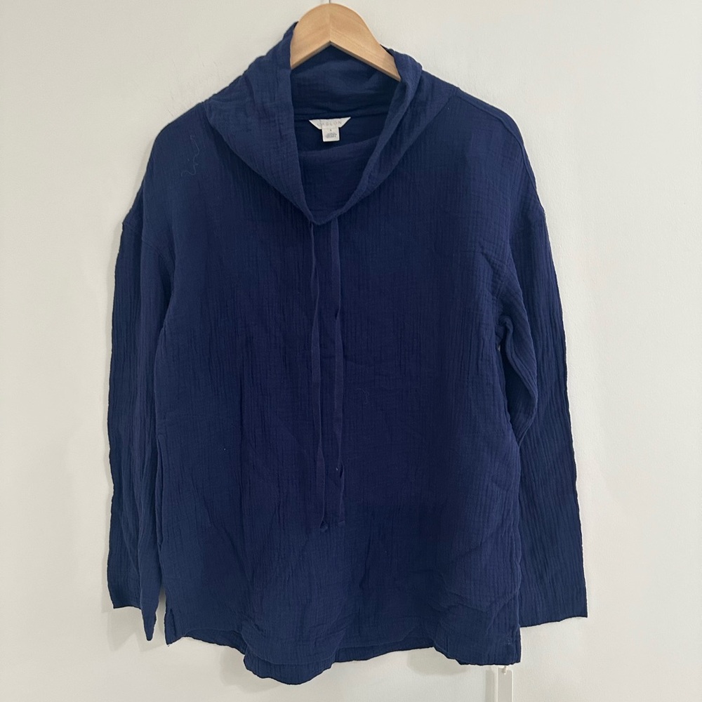 NWT Calson Mock Neck long Sleeve shirt Sz M #V2